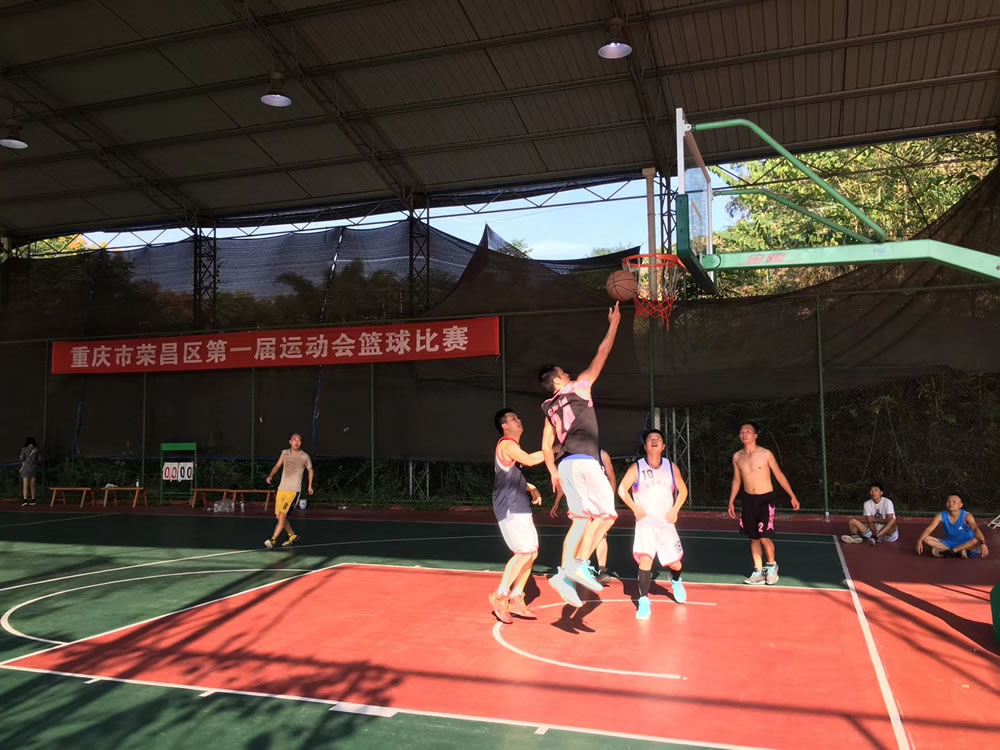 重庆市荣昌区第一届运动会篮球比赛